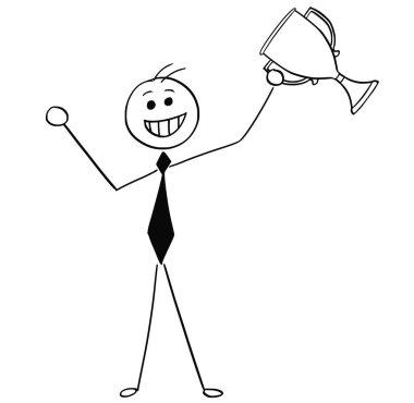 Mutlu işadamı kazanan Trophy Kupası Holding