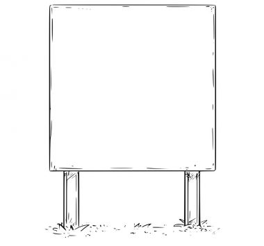 Boş boş işareti çizim kurulu