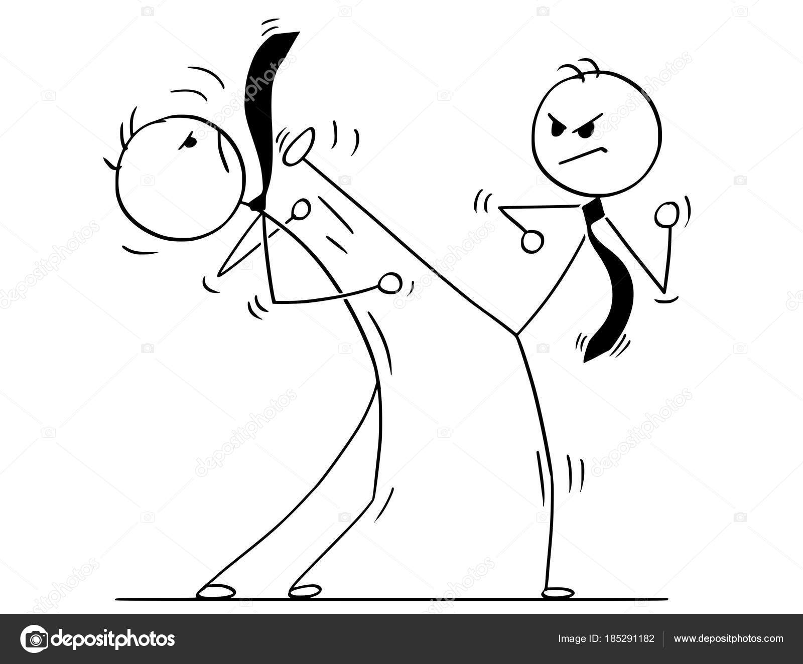 Download Stick Man, Fight, Kungfu. Royalty-Free Vector Graphic