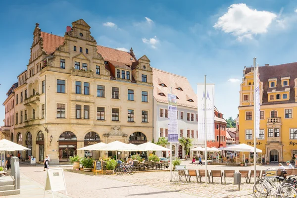 Restaurant dans la vieille ville historique de Meissen — Photo