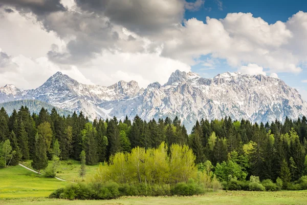 Στα βουνά Karwendel στην περιοχή των Άλπεων της Βαυαρίας — Φωτογραφία Αρχείου