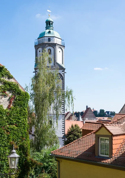 Torre de la iglesia Frauenkirche en Meissen — Foto de Stock
