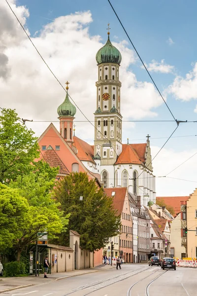 Basilica St. Ulrich in Augsburg — Stock Photo, Image