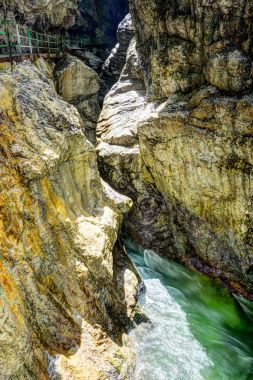 Breitachklamm Gorge akan nehir