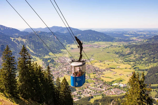 Teleférico en los Alpes de Baviera — Foto de Stock