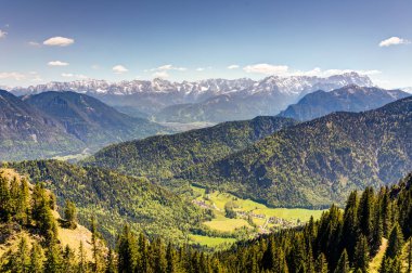 Bavyera dağ manzarası