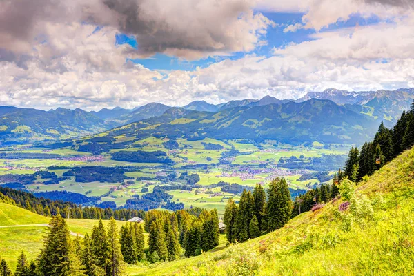 Krajina u jezera Gruentensee — Stock fotografie