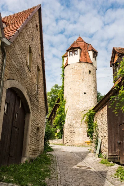 Torre di difesa medievale a Sulfeld am Main — Foto Stock