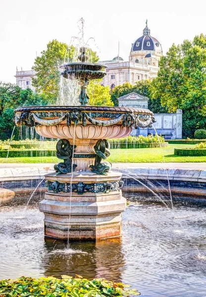 Fuente en Viena — Foto de Stock