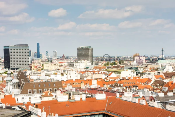 Luftaufnahme über das Stadtbild Wiens — Stockfoto