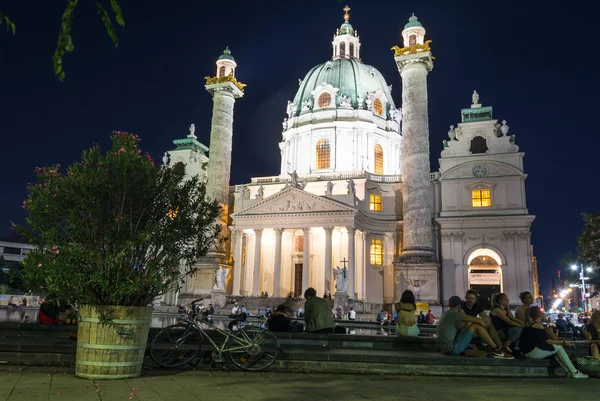 Gece Viyana'da Barok Borromeo'nun