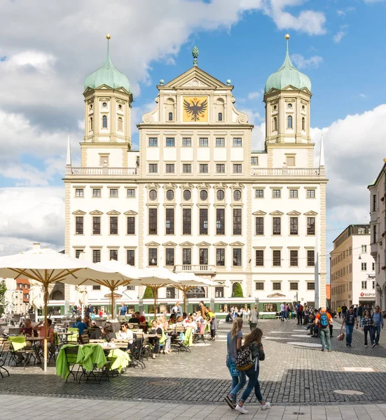 Turismo en Augsburg — Foto de Stock