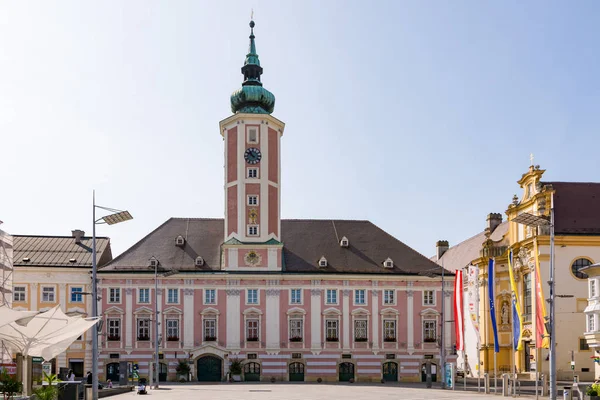 Történelmi városháza Szent Poelten — Stock Fotó