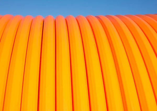 Rollo de cable de fibra óptica para Internet de banda ancha — Foto de Stock