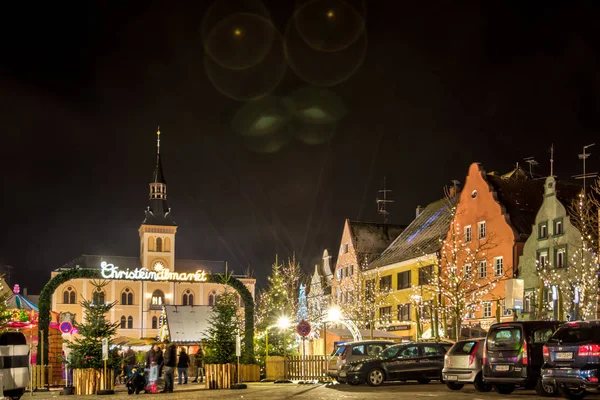 Traditionele Duitse kerstmarkt in Pfaffenhofen a.d. Ilm — Stockfoto