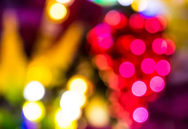 Abstract defocused christmas light background — Stock Photo, Image