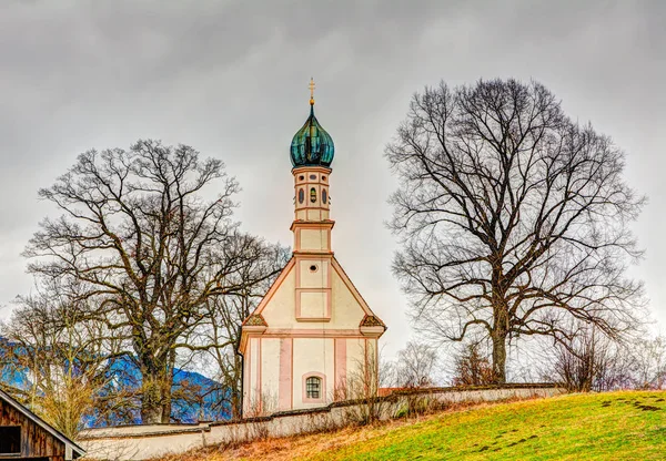 Barokke kerk in Murnau — Stockfoto