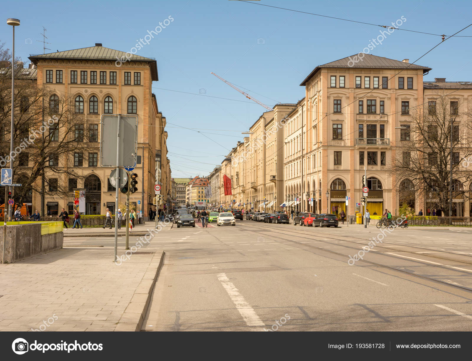 Maximilian Street in Munich Stock Editorial Photo © manfredxy 193581728