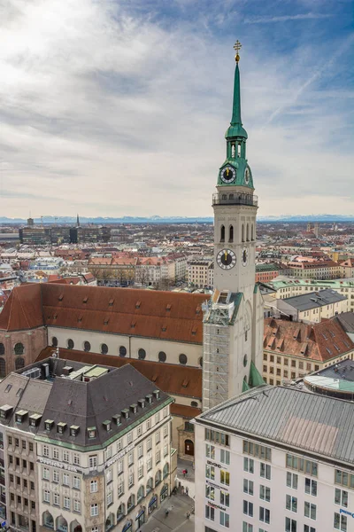 Luftaufnahme über der Stadt München — Stockfoto