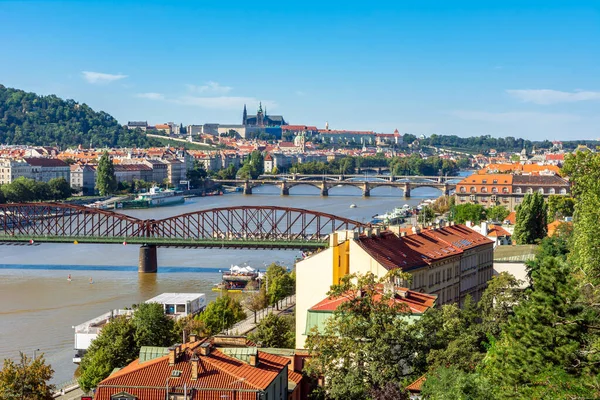 Río Vltava en Praga —  Fotos de Stock