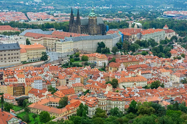 Vista aérea de la ciudad de Praga — Foto de Stock