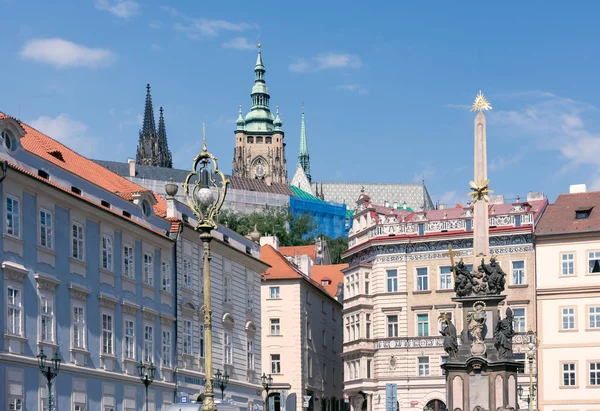Historické budovy v Praze — Stock fotografie