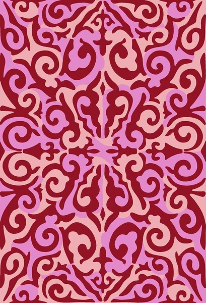 地毯的哈萨克元素饰品 — 图库矢量图片