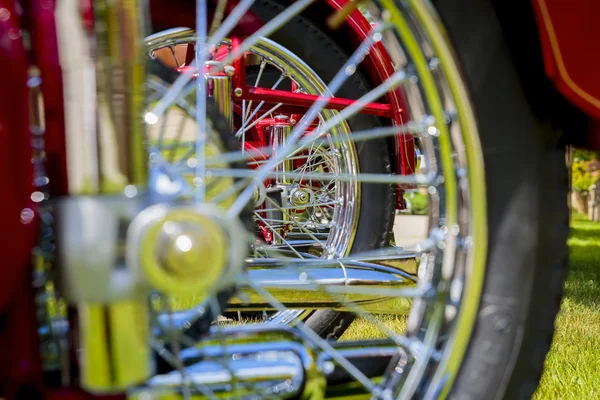 Vintage Dettaglio moto — Foto Stock