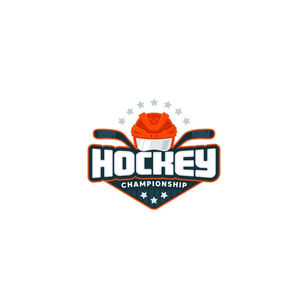 Logo de l'insigne de hockey — Image vectorielle