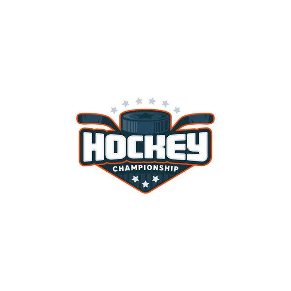 Logo de l'insigne de hockey — Image vectorielle