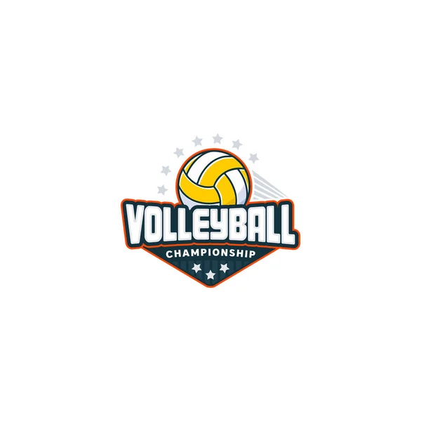 Logo für das Volleyballabzeichen — Stockvektor