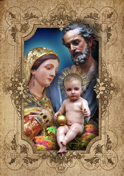 Die Heilige Familie Von Nazareth — Stockfoto