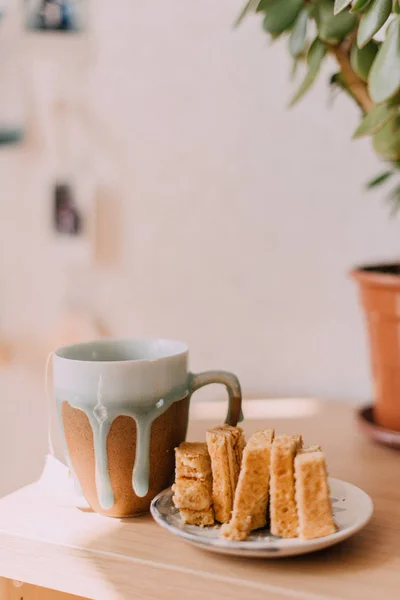 Beautiful Ceramic Cup Table — Stock Photo, Image
