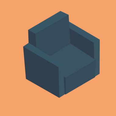 Rahat koltuk vektör