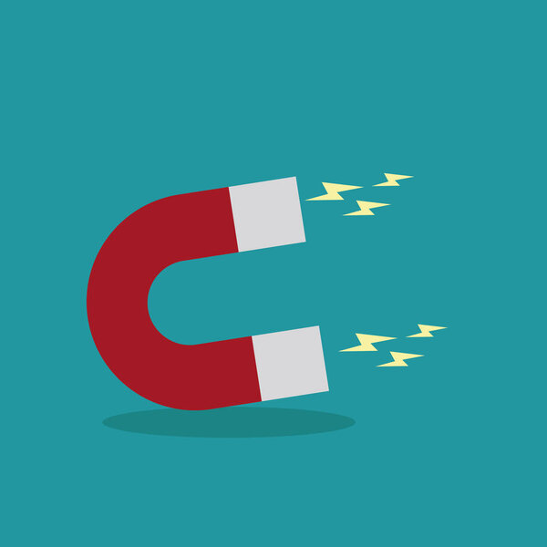 Большой красный магнит
