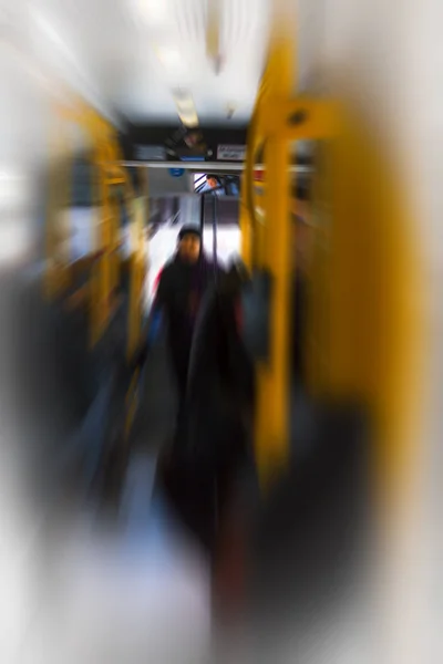 Fast bus travelling — Stock Photo, Image