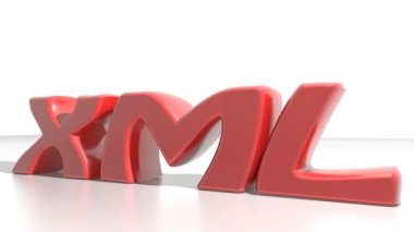 Büyümesini ve daraltılması kırmızı 3d yazma Xml