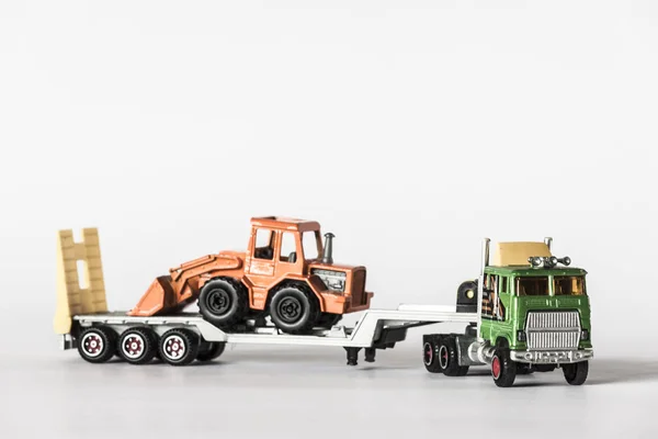 Spettacolo meccanico sul rimorchio di un camion — Foto Stock