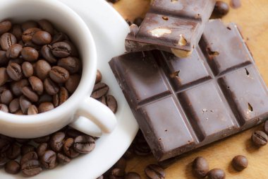 kahve ve çikolata