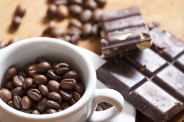 kahve ve çikolata