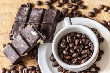 kahve ve çikolata