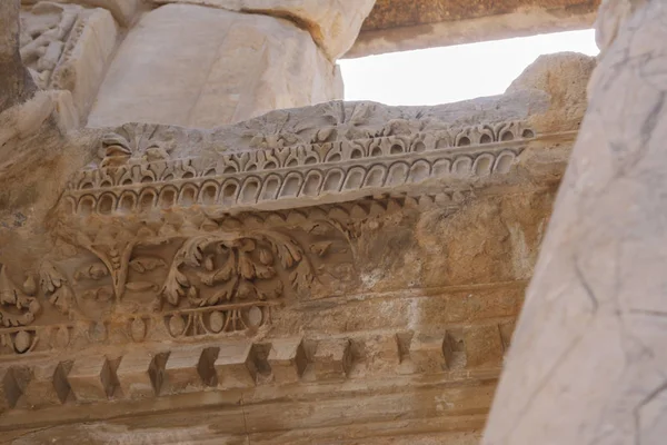 Detalle de la Biblioteca de Celso - Éfeso - Turquía —  Fotos de Stock
