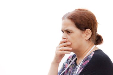 Türk bir orta yaş kadın portresi