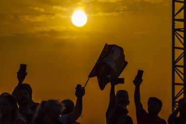 Izmir 'in Yunanlılar 'dan kurtuluş anısına Türk halkı