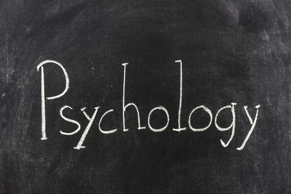 Word Psychology Written Blackboard — Stock Photo, Image