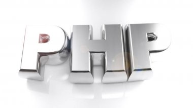 PHP 3d meteallic krom - 3d render yazmak