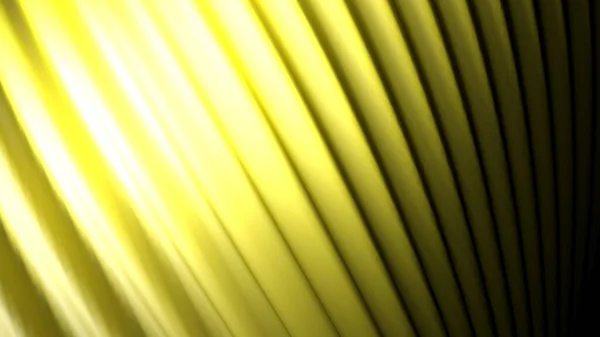 Κίτρινο Κυματιστή Επιφάνεια Φόντου Απεικόνιση Απόδοση — Φωτογραφία Αρχείου