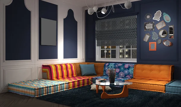 Eklektik ve klasik lounge