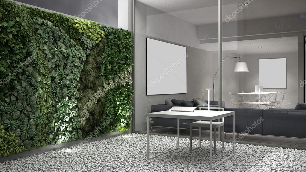 Fotos de Jardinería vertical, patio de oficinas - Imagen de © ArchiVIz