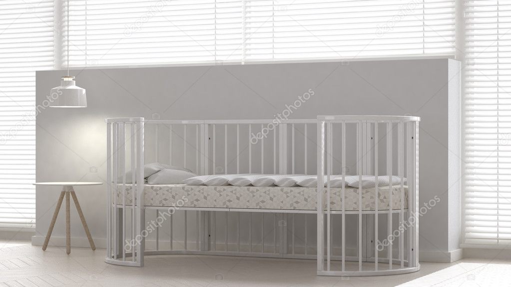 Baby Crib Kids Bedroom Stock Photo C Archiviz 126230108